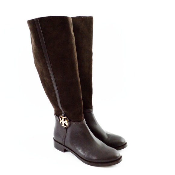 Tory Burch Suede Riding Boot #202-47 - Picture 1 of 5